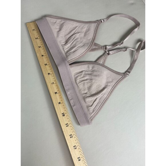 Lululemon Women's Light Pink Triangle Bralette Intimates Bra Size 2 - Picture 7 of 10